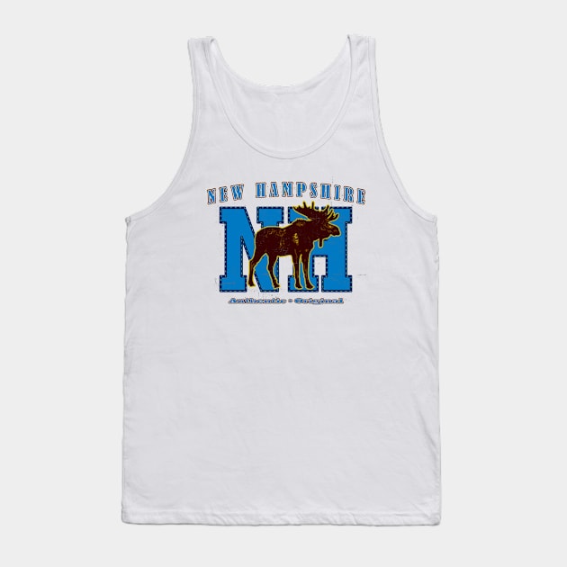 New Hampshire: Authentic and Original Tank Top by New Hampshire Magazine